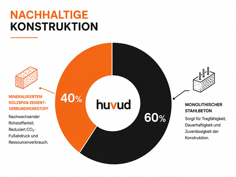 Nachhaltiges Bauen mit huvud